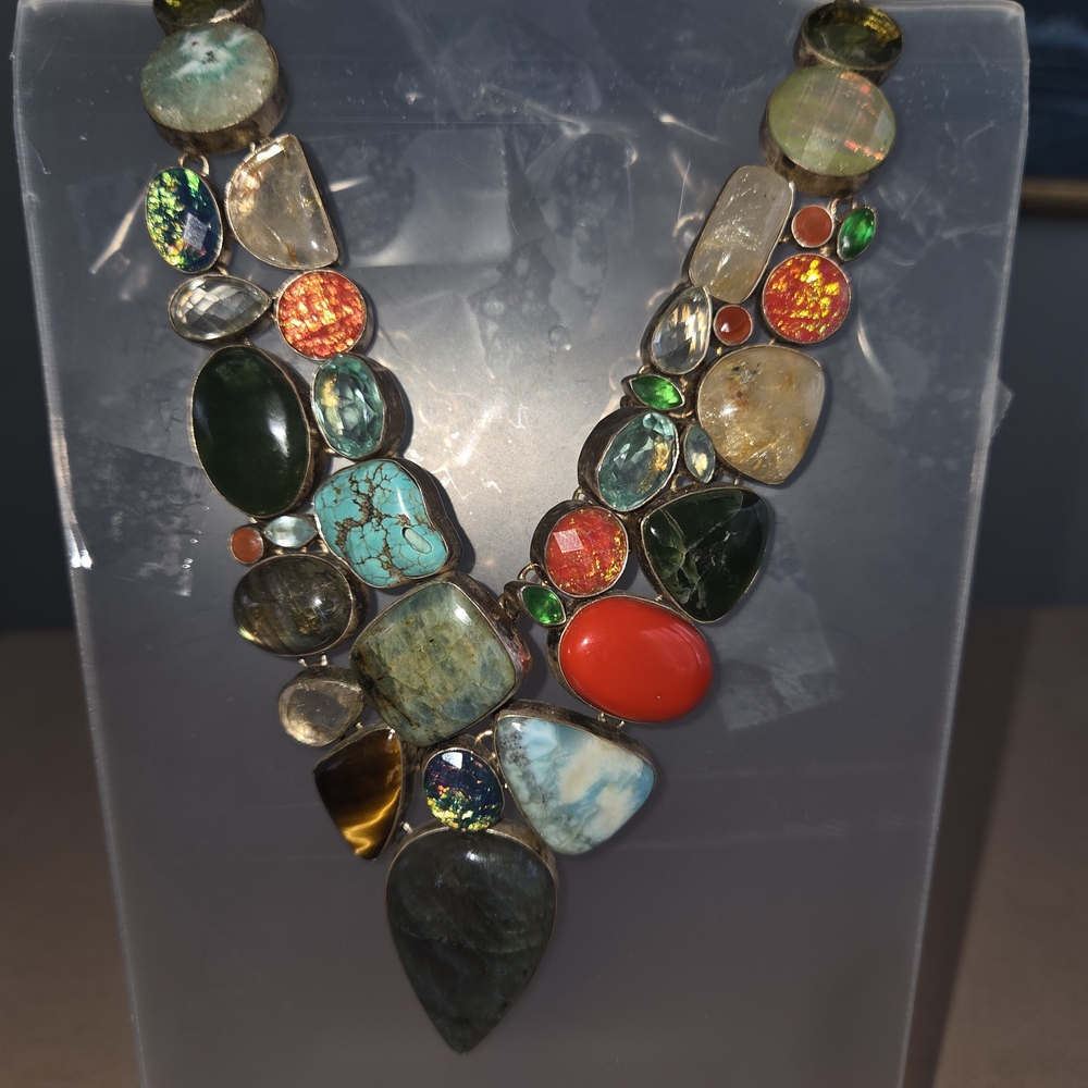 Multicolor Gemstone Necklace